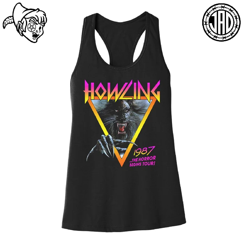 1987 The Horror Begins Tour - Women's Racerback Tank