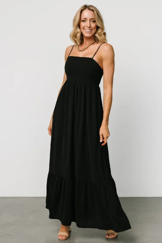 Regan Tank Maxi Dress | Black