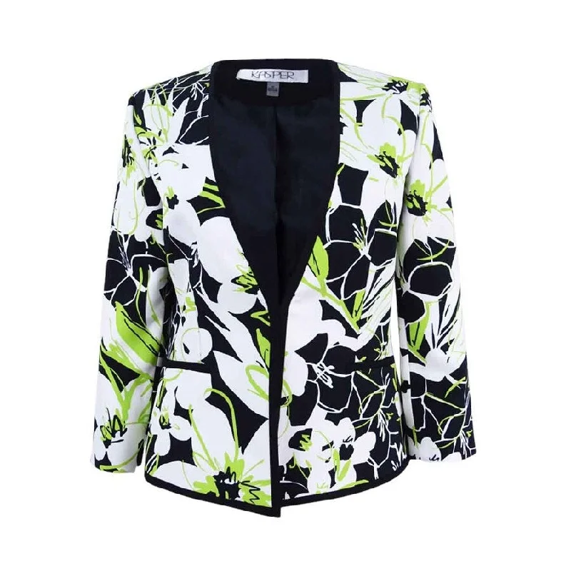 Kasper Women's Floral-Print Blazer