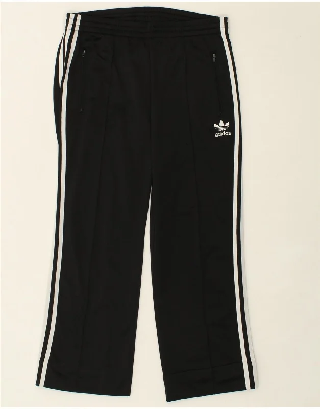 ADIDAS Womens Tracksuit Trousers UK 12 Medium  Black