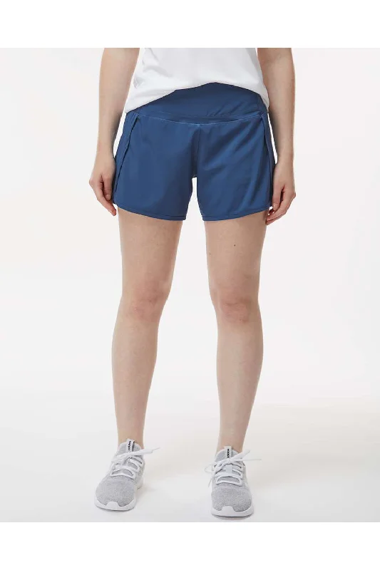 Boxercraft Womens Stretch Woven Lined Shorts - Indigo Blue