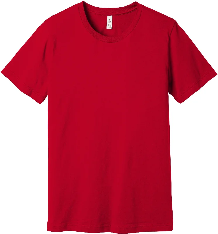 BELLA+CANVAS Unisex Jersey Short Sleeve Tee - Red