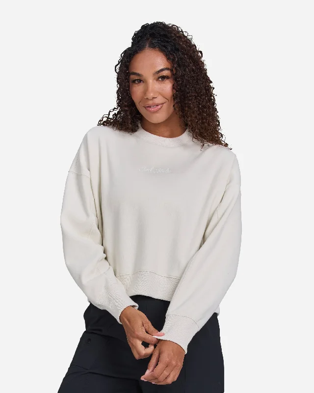 Script Fleece Crewneck