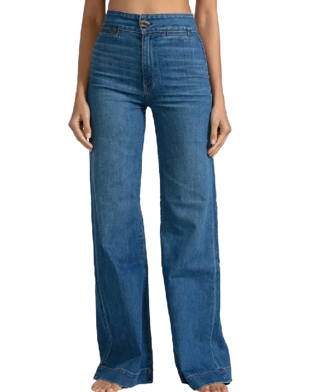 Brighton Wide Leg Jean in Mercury