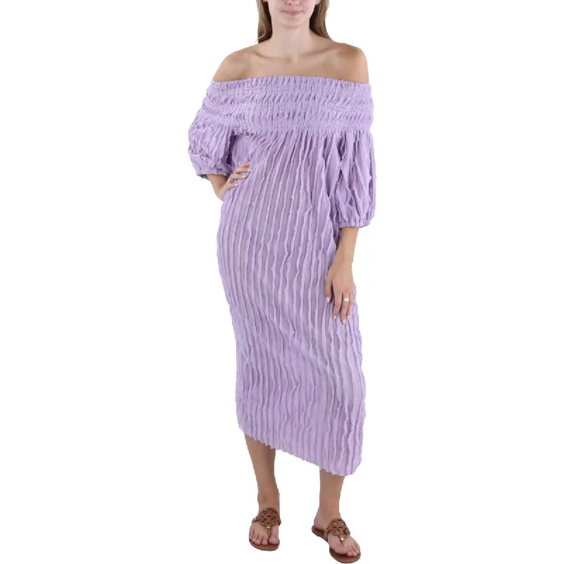 N by Nancy Womens   Striped Long Maxi Dress