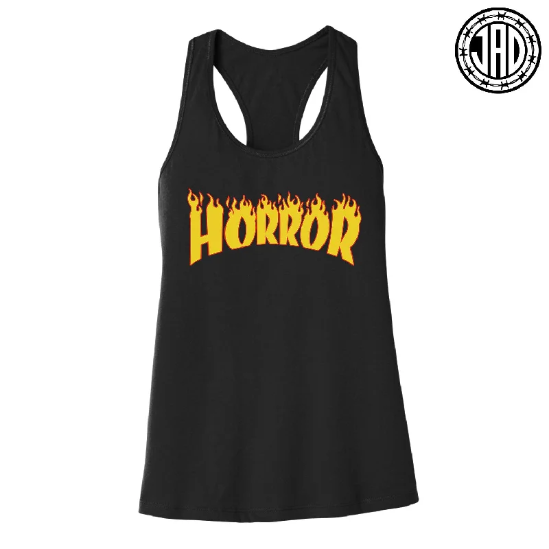 Horror Flames - Women's Racerback Tank