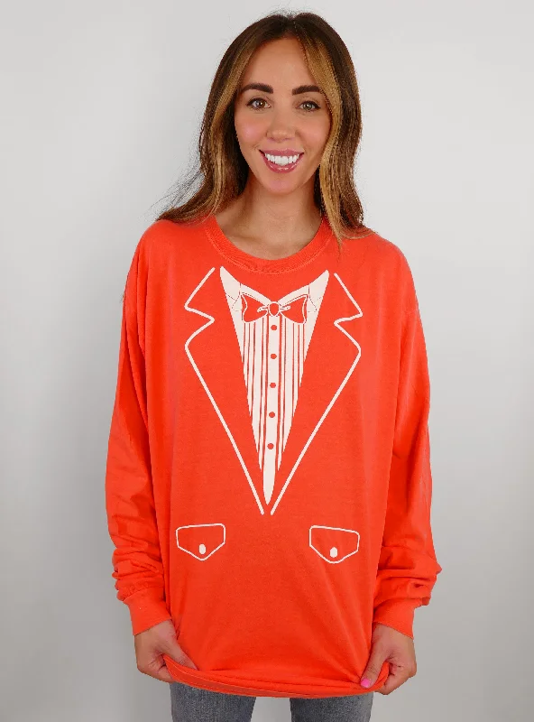 Tuxedo Long Sleeve Tee