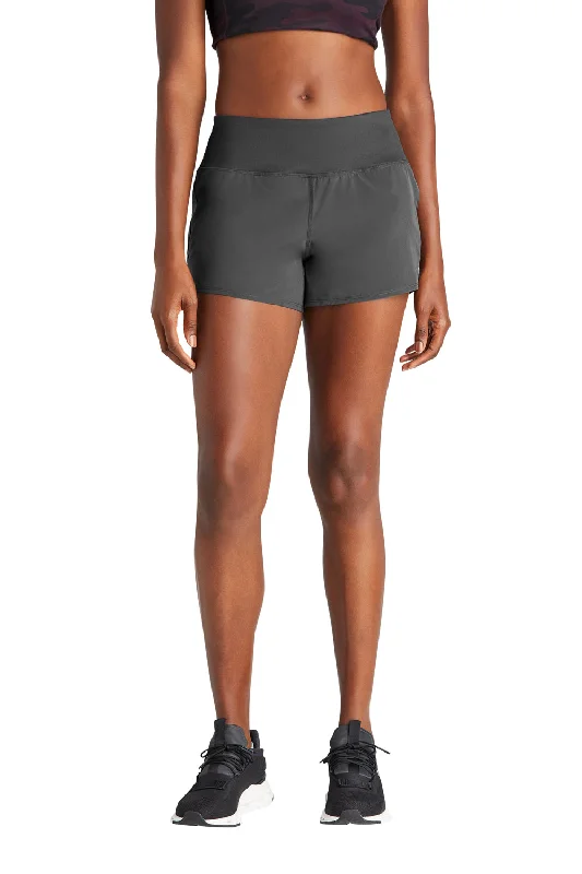 Sport-Tek Womens Repeat Shorts - Graphite Grey - Closeout