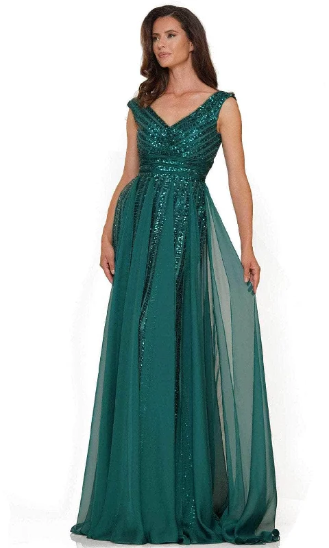 Marsoni by Colors M314 - Sleeveless V-Neck Evening Dress