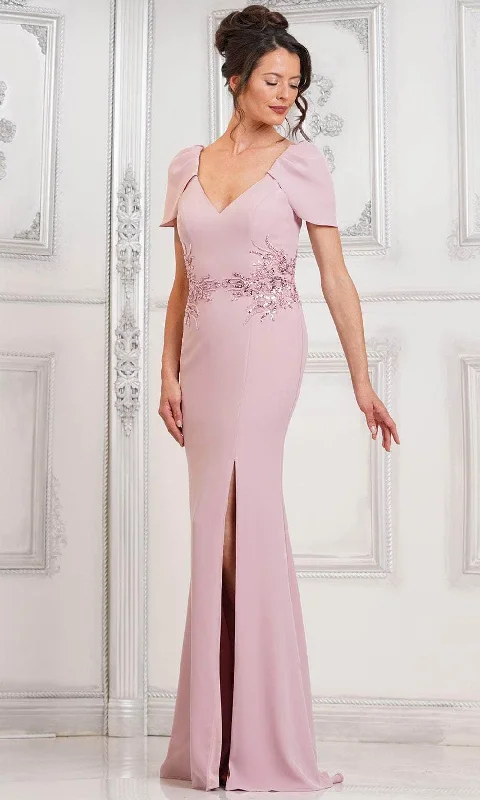 Marsoni by Colors MV1297 - Tulip Sleeve Evening Dress