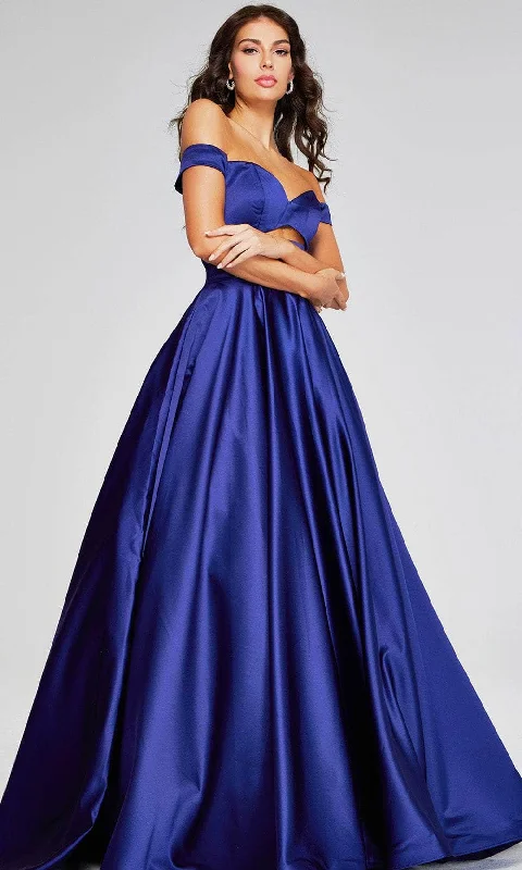 Jovani 40787 - Sweetheart Off-Shoulder Prom Gown