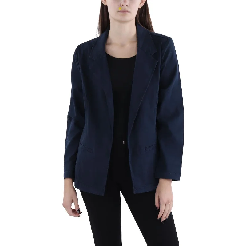 Liverpool Womens Notch Collar Suit Separate Open-Front Blazer