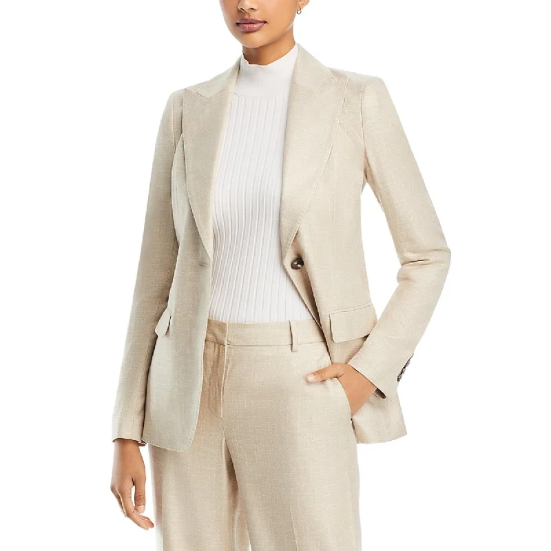 Lafayette 148 New York Womens    Suit Separate Business One-Button Blazer