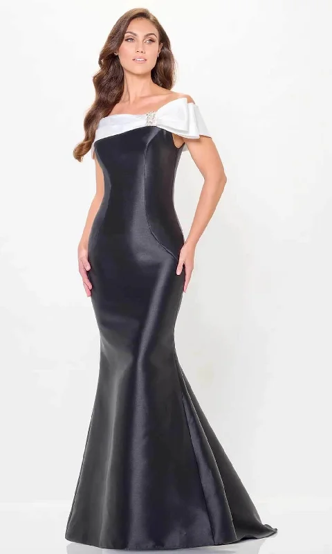 Cameron Blake CB3247 - Bow Off Shoulder Evening Gown