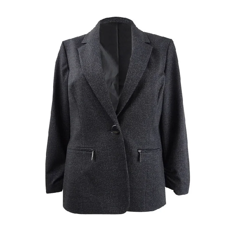 Kasper Women's Zip-Pocket Blazer