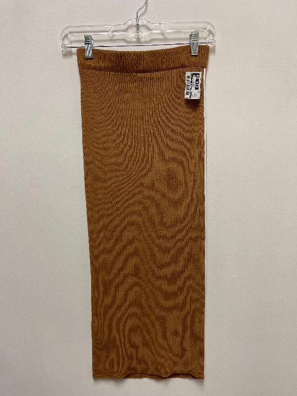 Skirt Maxi By Clothes Mentor In Tan, Size: 2