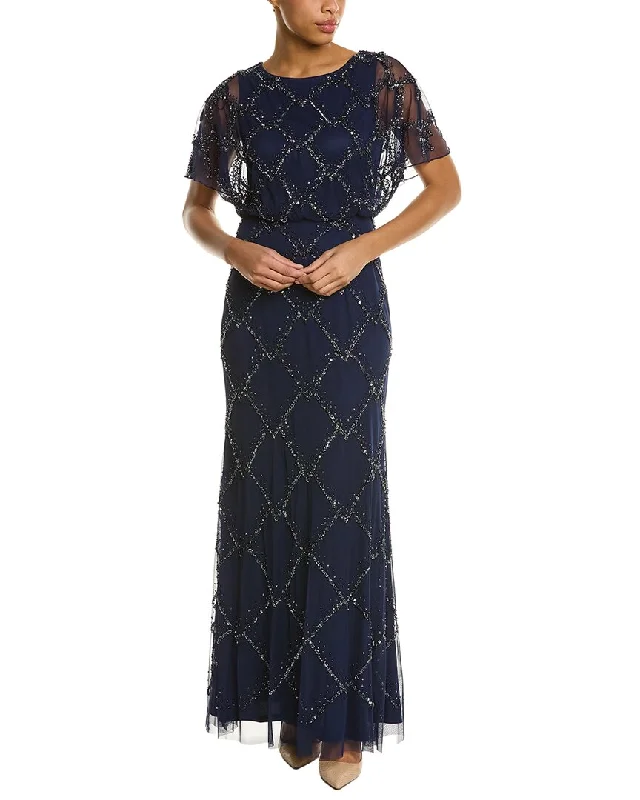 Adrianna Papell Beaded Gown