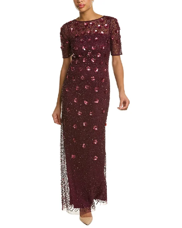 Adrianna Papell Beaded Gown