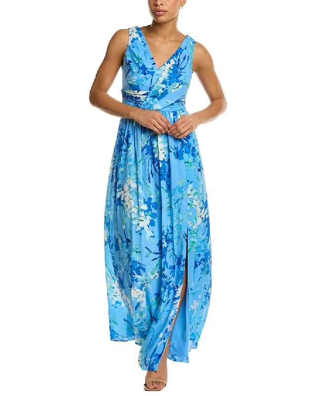 Adrianna Papell Chiffon Maxi Dress