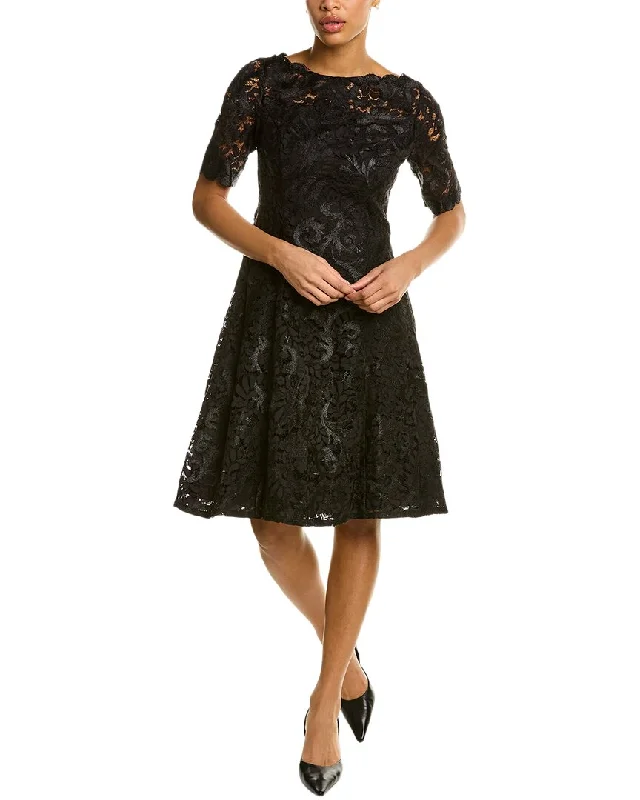 Adrianna Papell Lace A-Line Dress