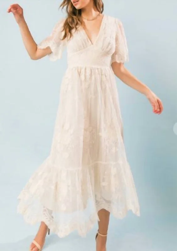 Bohemian Dreams Dress in Ivory