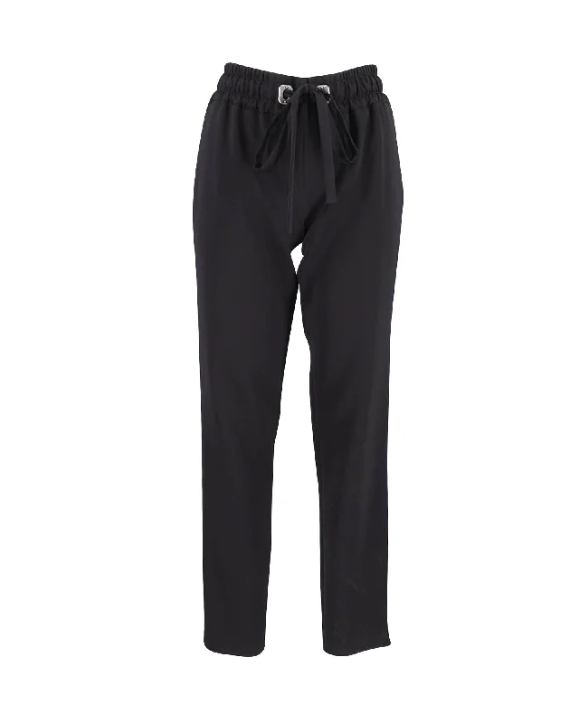 Gucci Drawstring Pants in Black Triacetate