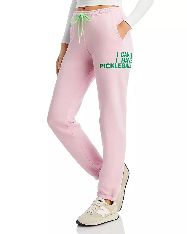 Royal Pickleball Sweatpants In Pink