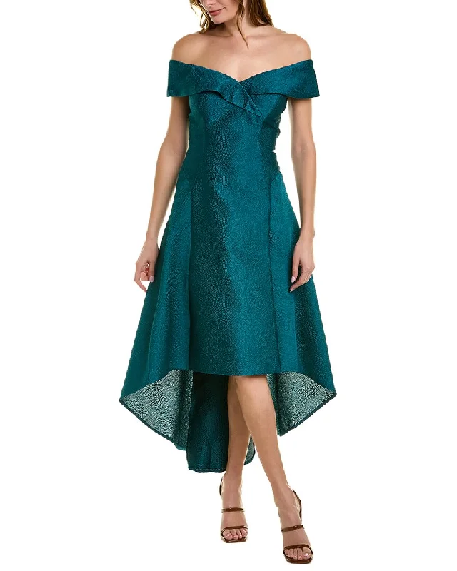 Teri Jon by Rickie Freeman High-Low Gown